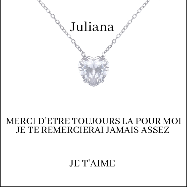 Coffret Collier « À la Femme de Ma Vie »