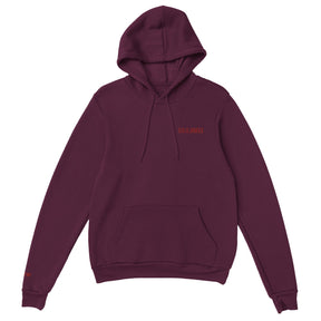 Sweat à capuche avec date romaine brodée