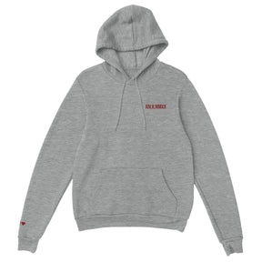 Sweat à capuche avec date romaine brodée
