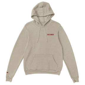 Sweat à capuche avec date romaine brodée