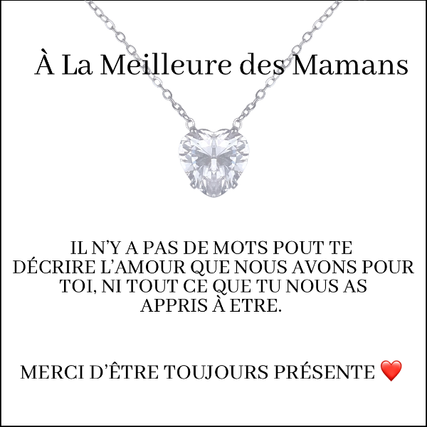 Coffret Collier "À la Meilleure des Mamans"