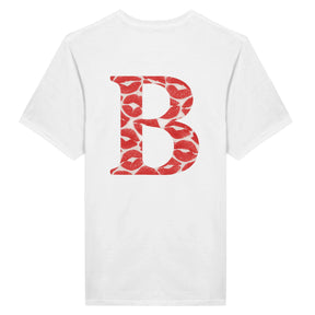 T-shirt Bisous avec Initiale