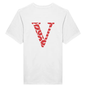 T-shirt Bisous avec Initiale