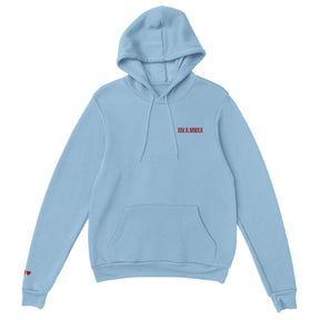 Sweat à capuche avec date romaine brodée