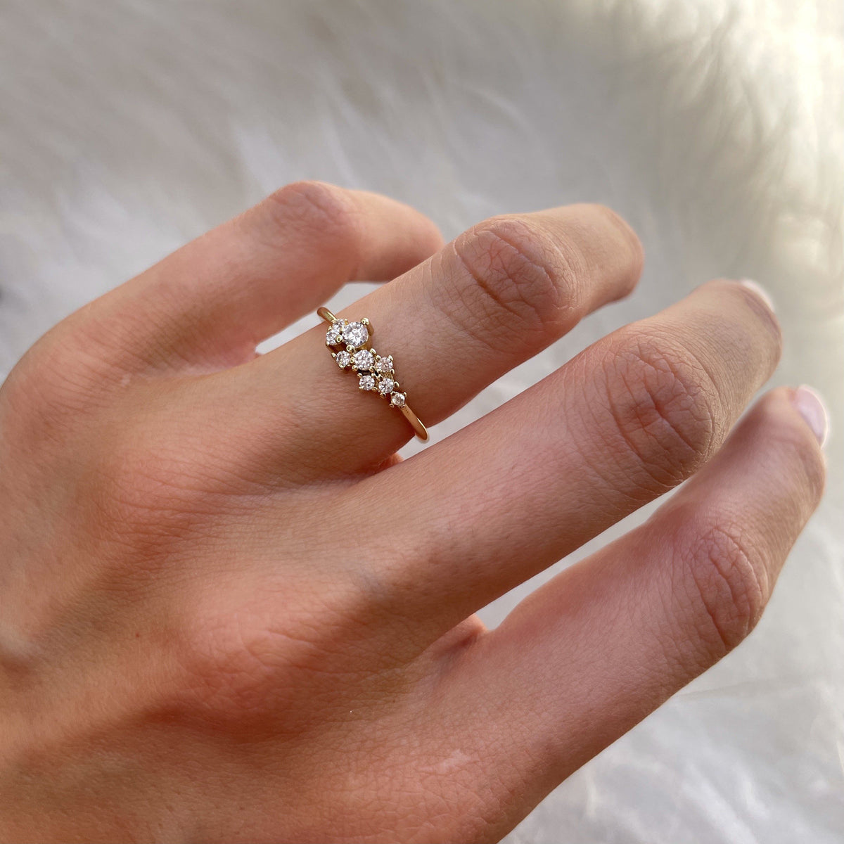 Bague Cluster