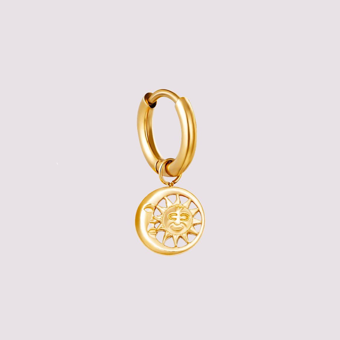 Boucle d'Oreille Sun-Moon