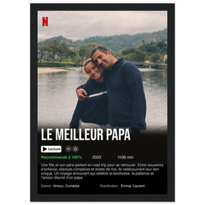 Affiche Netflix Personnalisée (Edition Fête des Pères)