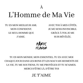Coffret Bracelet “À L’Homme de Ma Vie"
