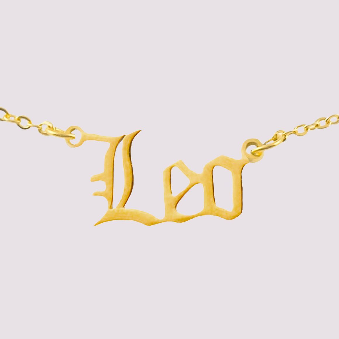 Collier Zodiac Old English